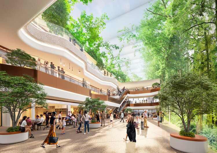 日本智慧城市典范：PLP 建筑事务所启动东京十字公园首座塔楼建设 - 5 的图像 15