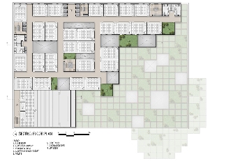 463个阶梯平台，铺满印度Prestige大学新建筑屋面(图28)