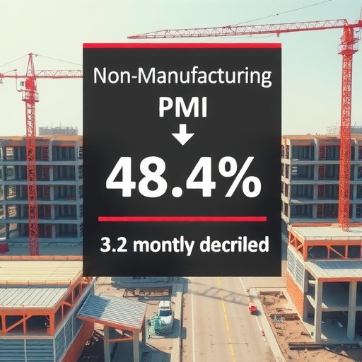 3月非制造业PMI为48.4%，比上月下降3.2%(图2)