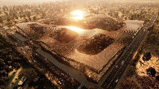 250米见方光伏拓扑曲面：巴西利亚WTC Biotic在建方案(图3)