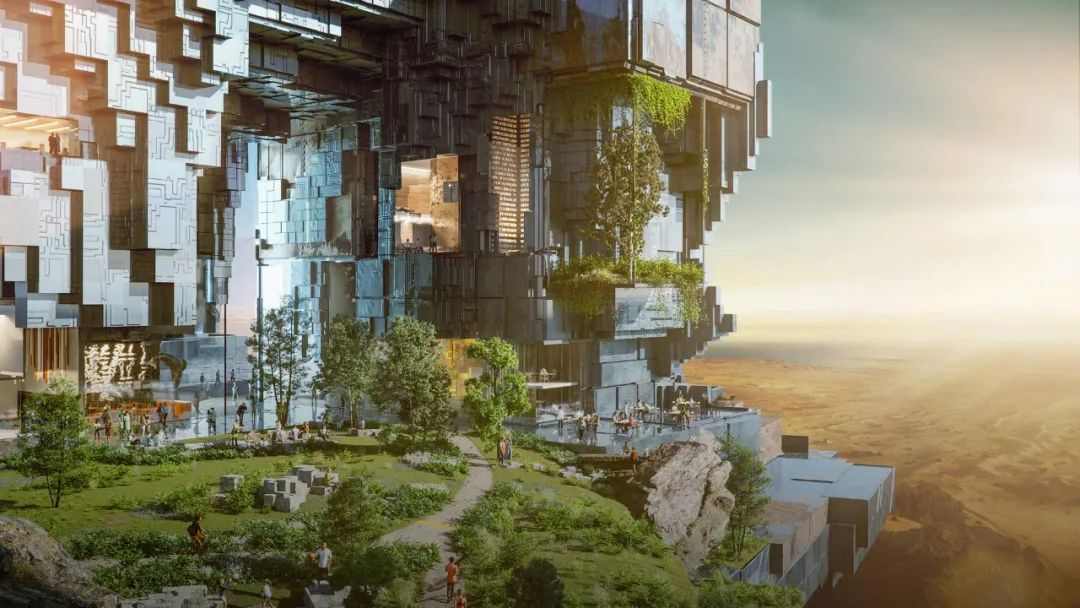 “THE LINE”缩水，从镜面之城到AI数据中心(图5)